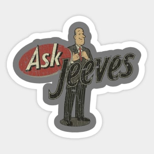 Ask Jeeves 1995 Sticker